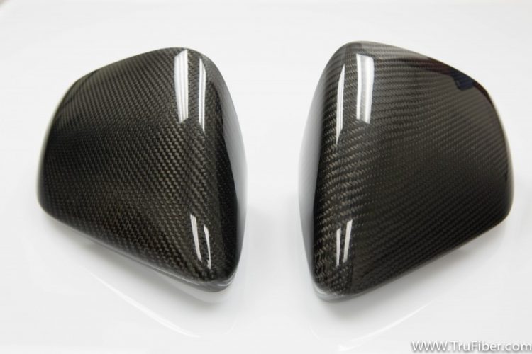 2015-2017 S550 Mustang Carbon Fiber LG285 Mirror Covers (Euro)