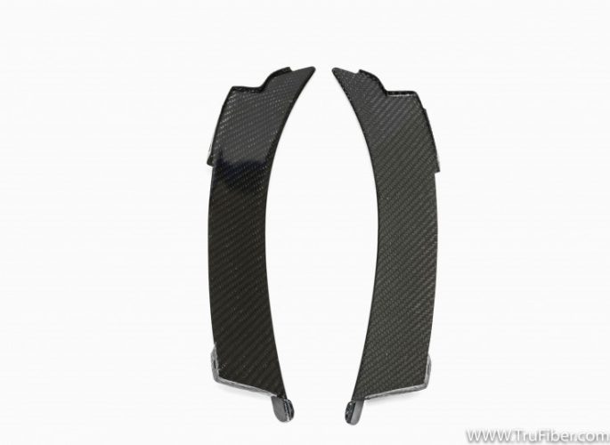 2015-2017 S550 Mustang Carbon Fiber LG314 Rear Splash Guards