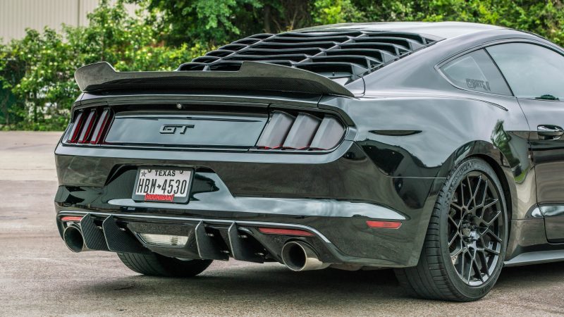 2015-2017 S550 Mustang Carbon Fiber LG383 Rear Diffuser Fins - EXCLUSIVE