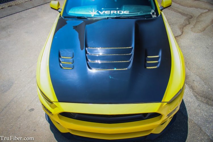 2015-2017 S550 Mustang Fiberglass A81 Hood
