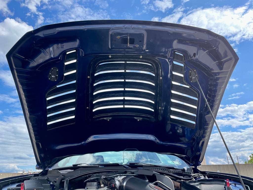 2015-2017 S550 Mustang Fiberglass A88 Heat Extractor Hood - EXCLUSIVE