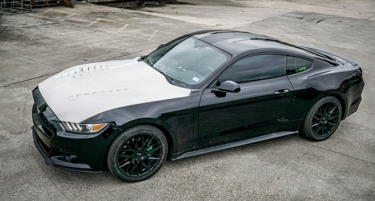 2015-2017 S550 Mustang Fiberglass A88 Heat Extractor Hood - EXCLUSIVE