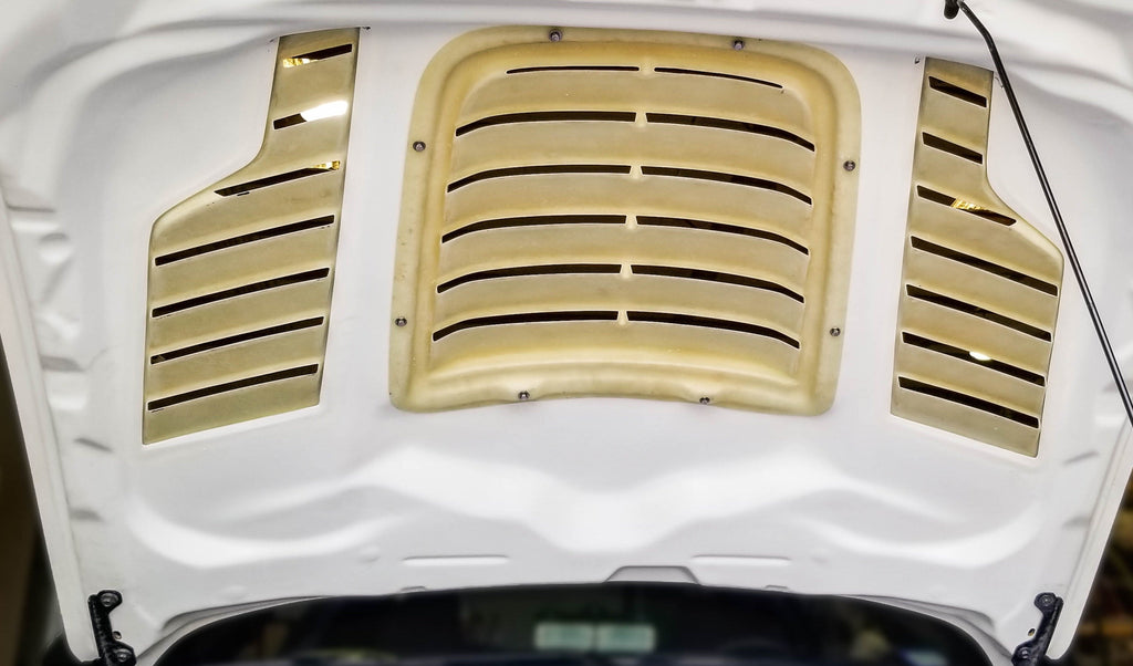 2015-2017 S550 Mustang Fiberglass A88 Heat Extractor Hood - EXCLUSIVE