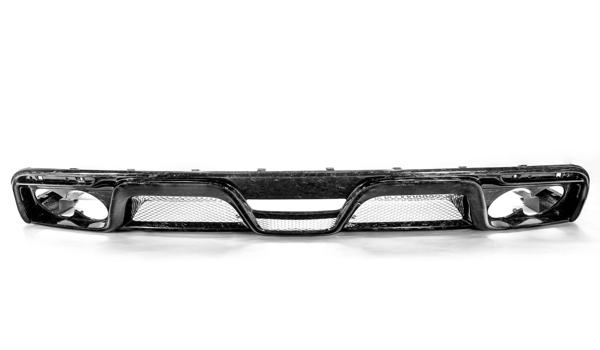 2015-2017 S550 Mustang GT350R Forged Carbon Fiber LG302 Rear Diffuser - EXCLUSIVE