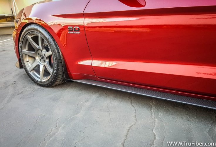 2015-2018 S550 Mustang Carbon Fiber LG310 Splash Guards (Front)