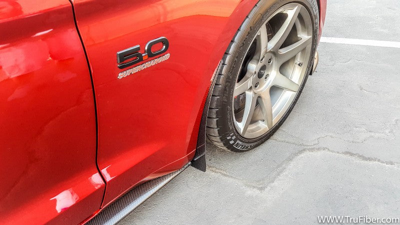 2015-2018 S550 Mustang Carbon Fiber LG310 Splash Guards (Front)