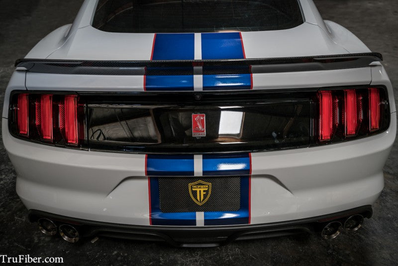2015-2023 S550 Mustang GT350 Carbon Fiber DCA60 Rear Spoiler