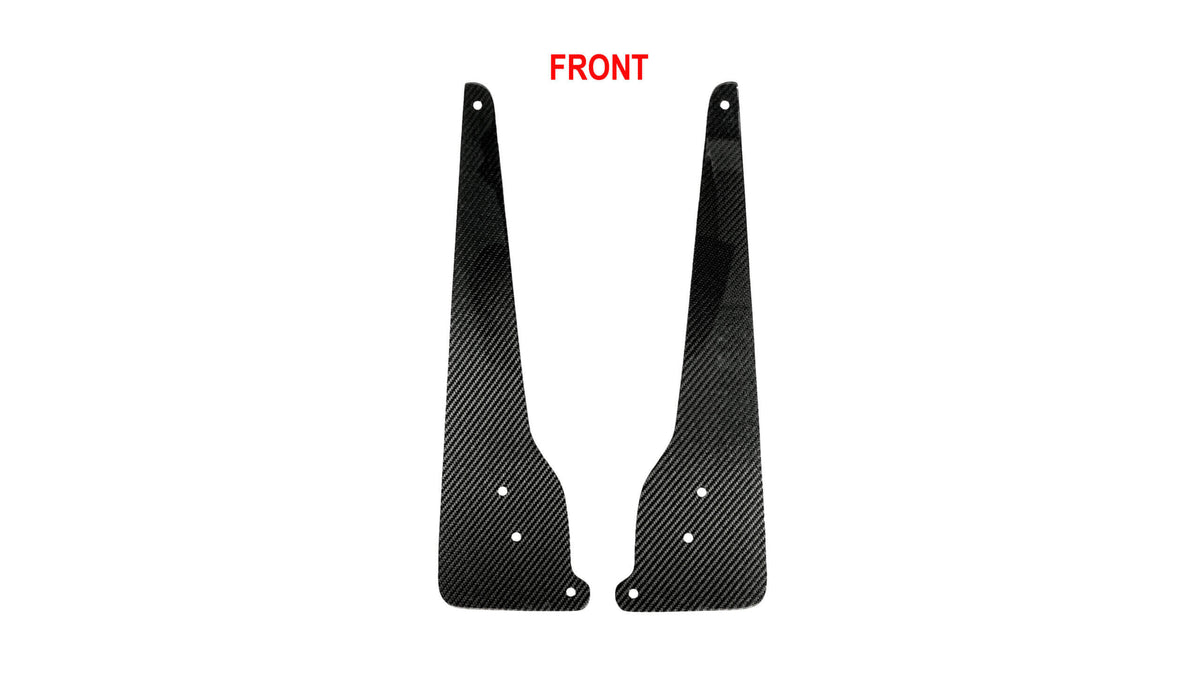 2015-2019 Charger Carbon Fiber LG396 Fiber Front Splash Guards