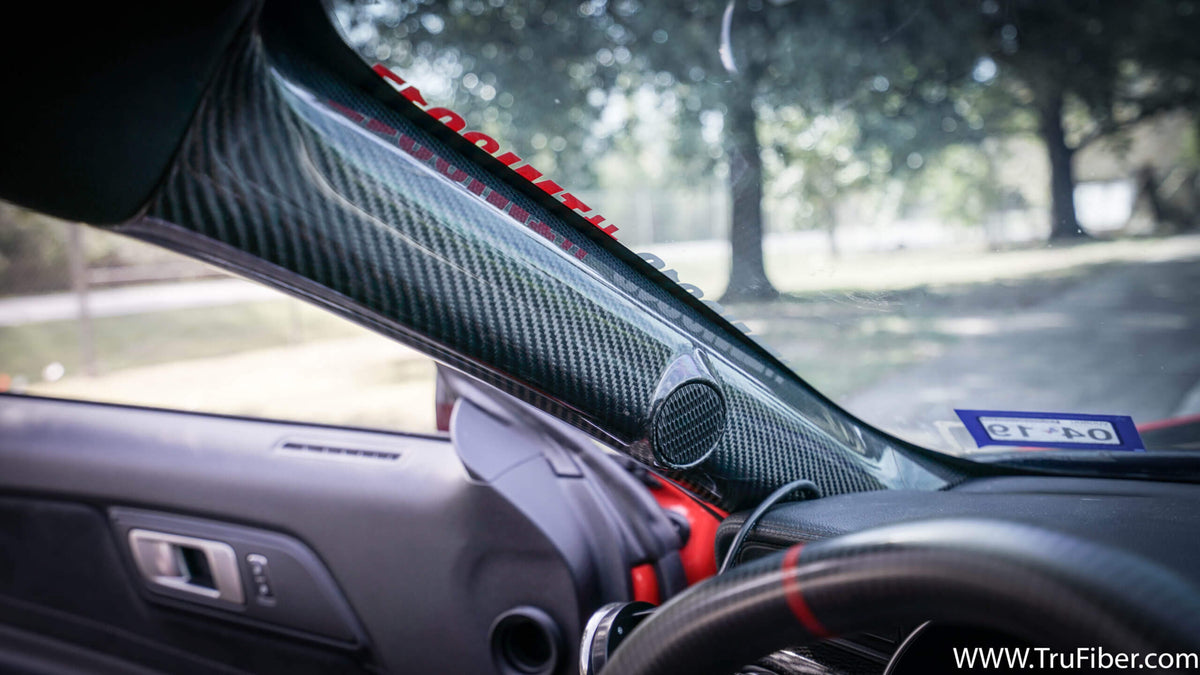 2015-2020 S550 Mustang Carbon Fiber LG428 A-Pillar (driver's side) - EXCLUSIVE