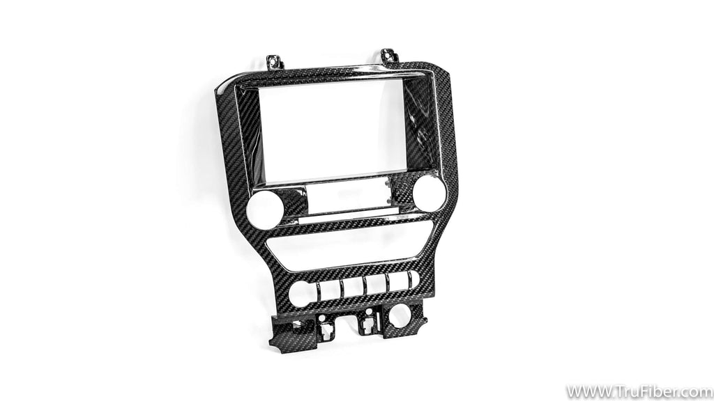 2015-2020 S550 Mustang Carbon Fiber LG432 Radio Bezel (Navigation)