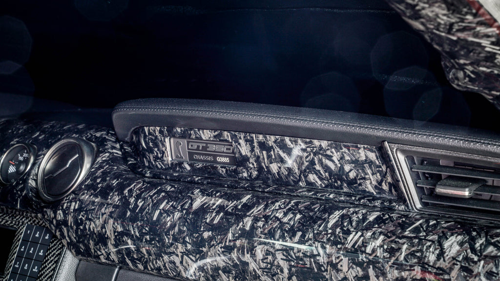 2015-2020 S550 Mustang Forged Carbon Fiber LG408 Dash Trim - EXCLUSIVE
