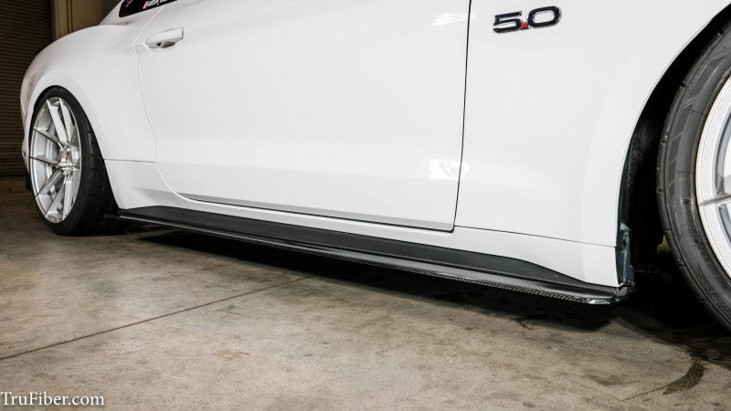 2015-2021 S550 Mustang Carbon Fiber LG347 Side Skirt Splitters
