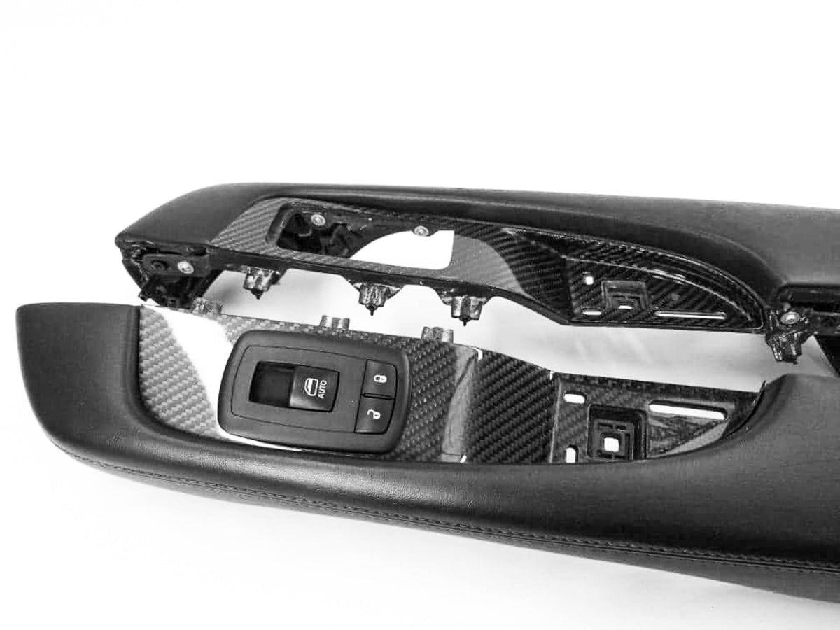 2015-2022 Challenger Carbon Fiber LG472 Window Switch Covers - EXCLUSIVE