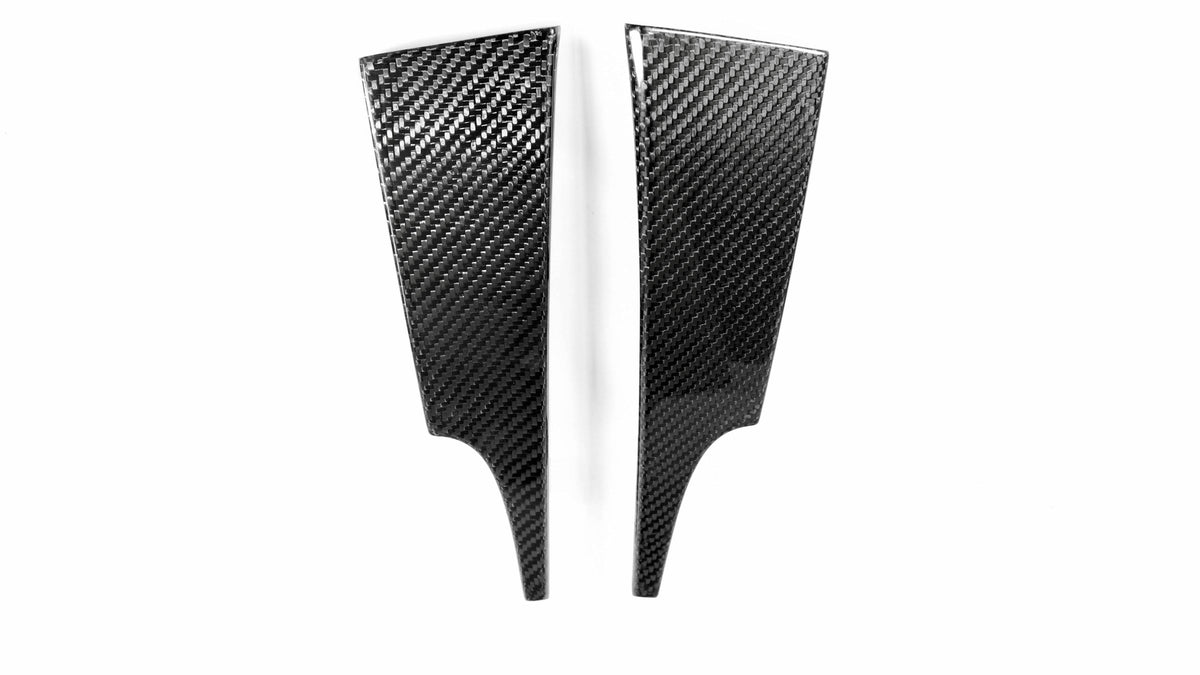 2015-2022 S550 Mustang GT500 Carbon Fiber LG561 End Caps - EXCLUSIVE
