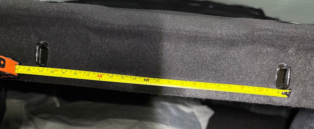 2015-2023 S550 Mustang Carbon Fiber LG632 Rear Seat Dash