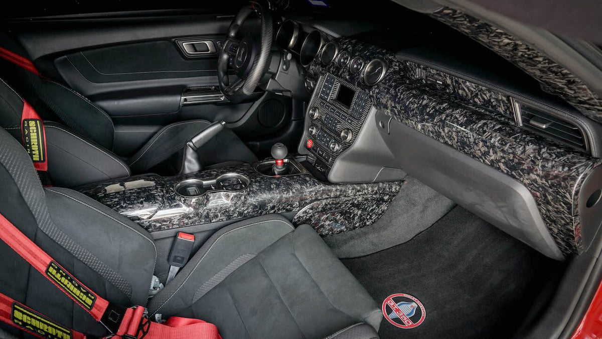 2015-2023 S550 Mustang Forged Carbon Fiber LG333 Center Console - EXCLUSIVE