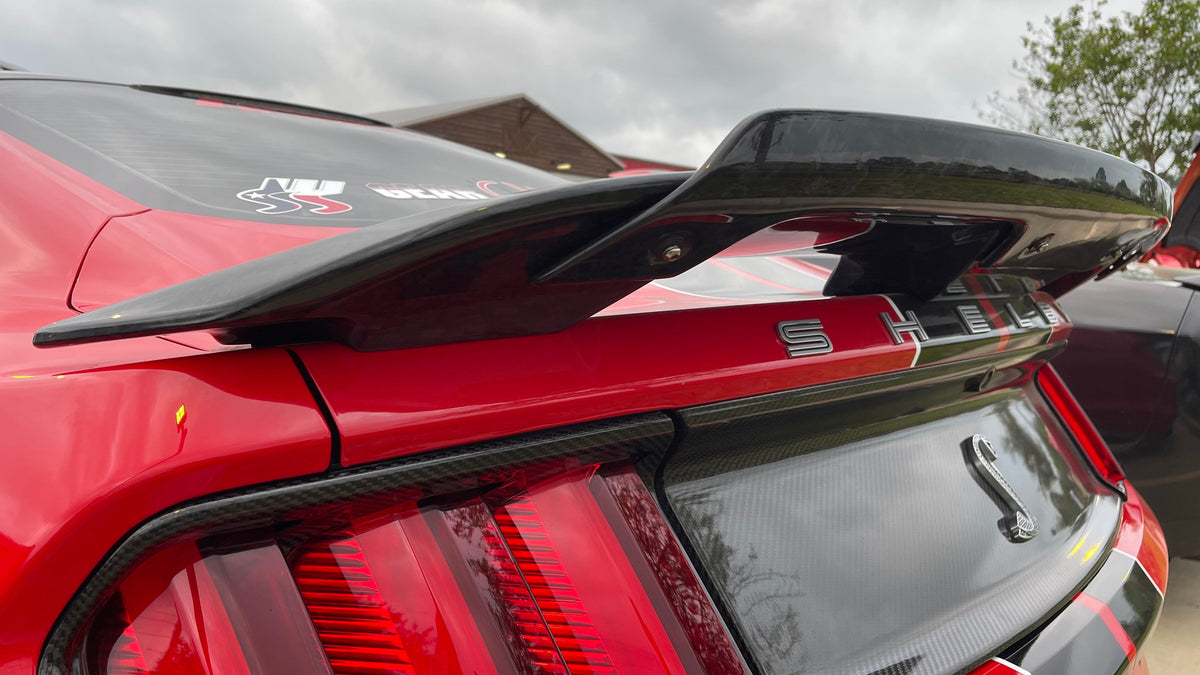 2015-2023 S550 Mustang GT500 Carbon Fiber DCA71 Spoiler - EXCLUSIVE