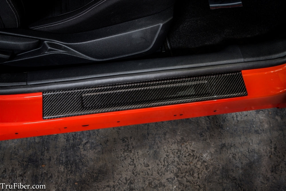 2015-2025 S550 Mustang Carbon Fiber LG243 Door Sills