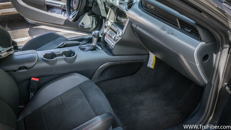 2015-2024 S550 S650 Mustang Carbon Fiber LG321 Center Console Side Panels