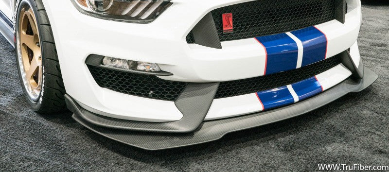 2016-2017 S550 Mustang GT350R Carbon Fiber LG299-AC Front Bumper Upper Grille Inserts