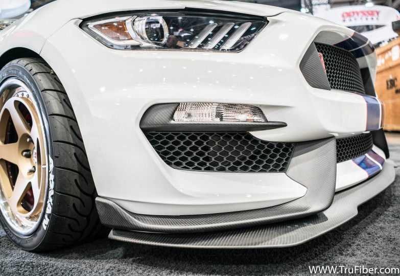 2016-2017 S550 Mustang GT350R Carbon Fiber LG300-AC Turn Signal Bezels