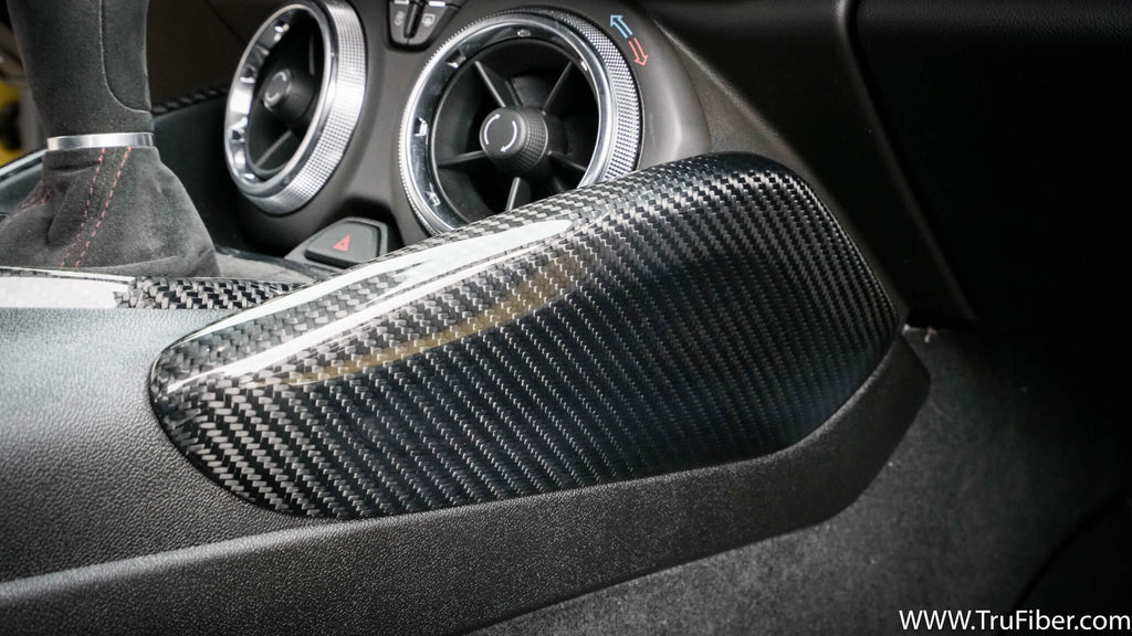 2016-2019 Camaro Carbon Fiber Center Console 9 Piece K1 Combo - EXCLUSIVE