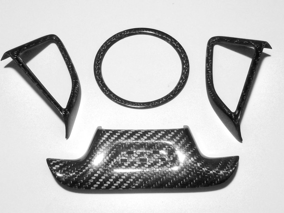 2016-2019 Camaro Carbon Fiber LG364 Steering Wheel Trim Covers - EXCLUSIVE