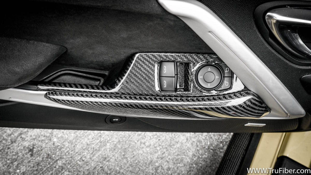 2016-2019 Camaro Carbon Fiber LG365 Window Switch Covers - EXCLUSIVE