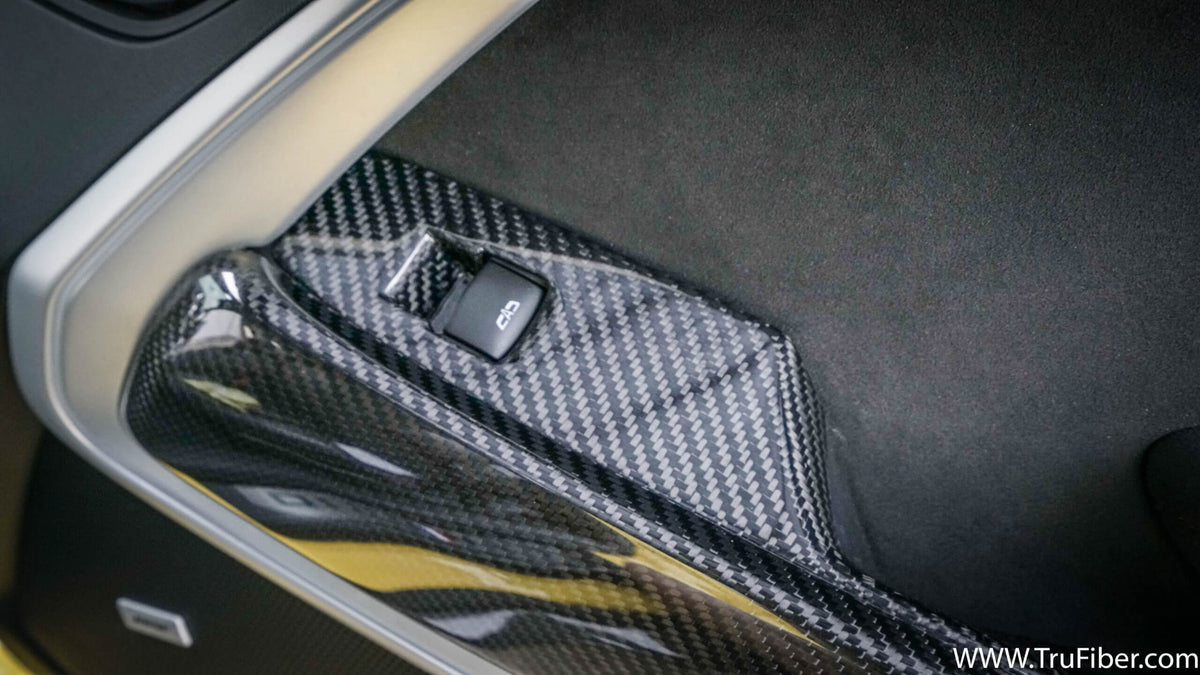 2016-2019 Camaro Carbon Fiber LG365 Window Switch Covers - EXCLUSIVE