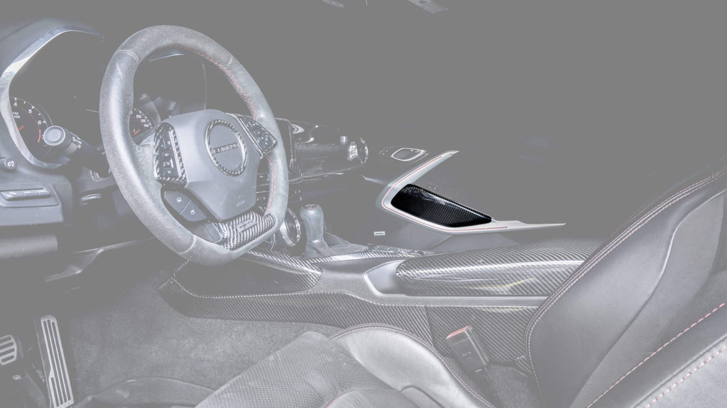 2016-2019 Camaro Carbon Fiber LG424 Window Switch Side Trim - EXCLUSIVE