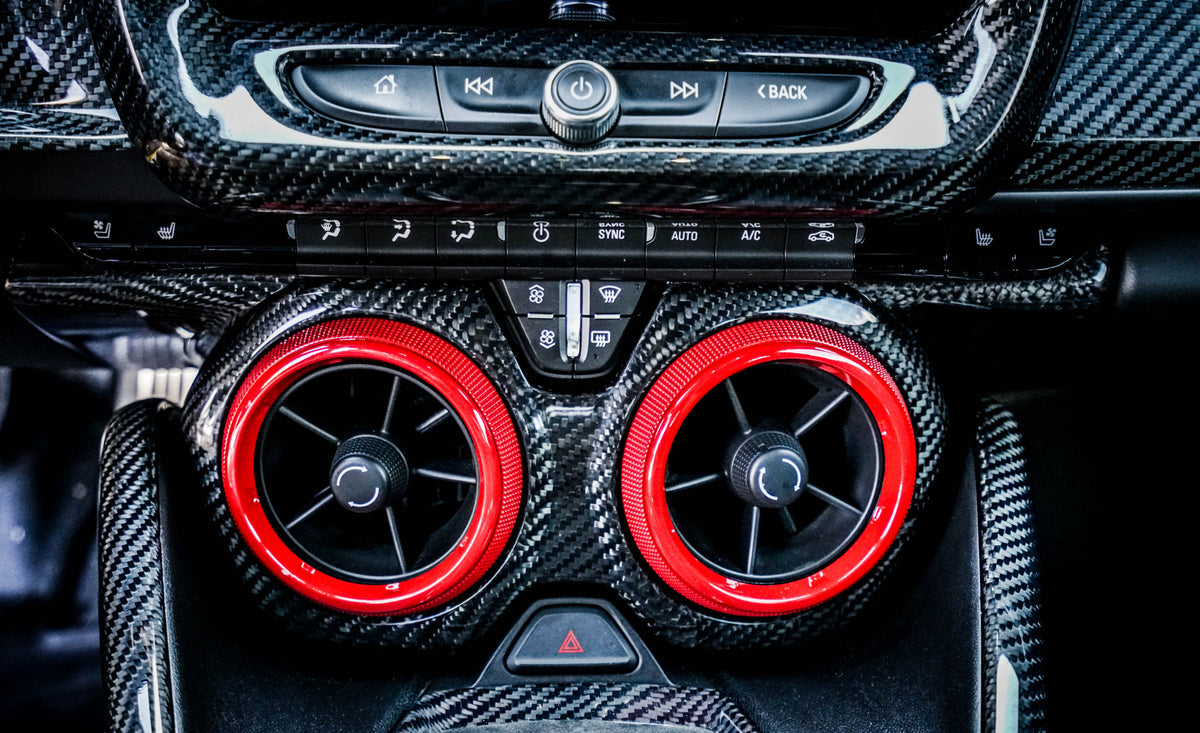 2016-2019 Camaro Carbon Fiber LG564 Air Vent Bezel - EXCLUSIVE