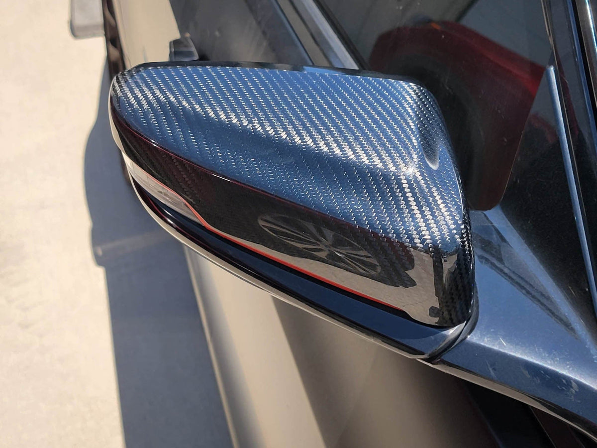 2016-2019 CTS V3 Carbon Fiber LG544 Mirror Covers - EXCLUSIVE