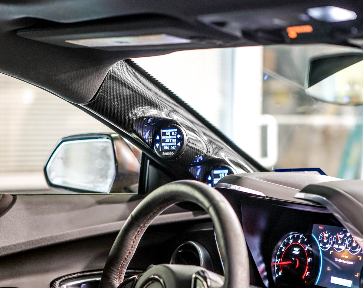 2017-2021 Camaro Carbon Fiber  A-Pillars (LG454, LG503, LG504) - EXCLUSIVE