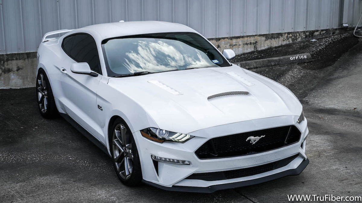2018-2019 S550 Mustang Fiberglass A72 Ram Air Hood