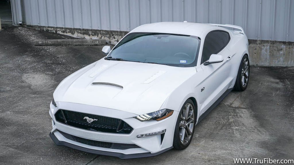 2018-2019 S550 Mustang Fiberglass A72 Ram Air Hood