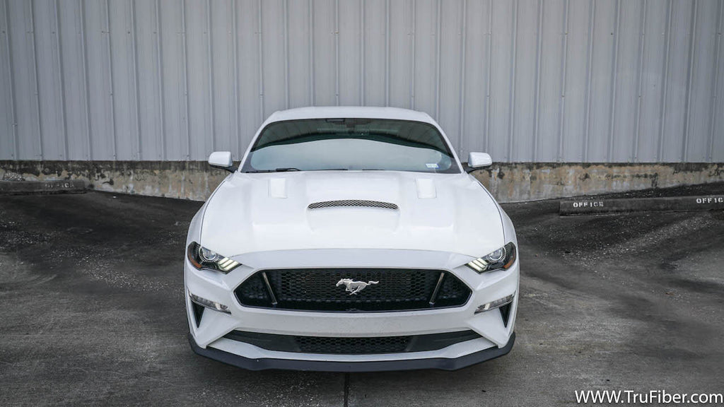 2018-2019 S550 Mustang Fiberglass A72 Ram Air Hood