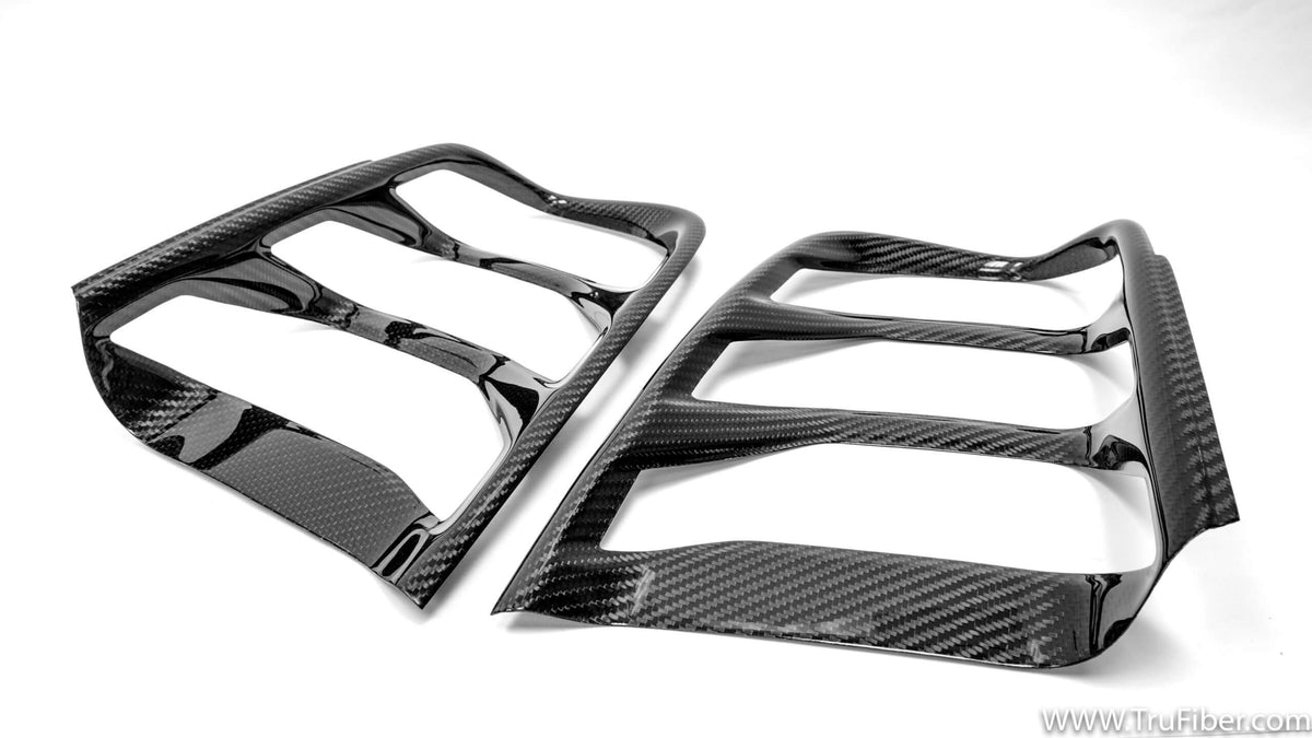 2018-2020 S550 Mustang Carbon Fiber LG434 Tail Light Bezels