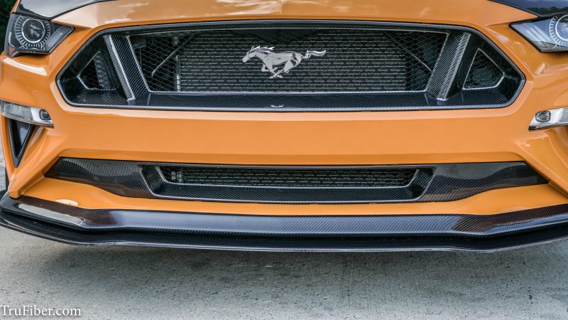 2018-2023 S550 Mustang Carbon Fiber LG352 Front Bumper Lower Grille
