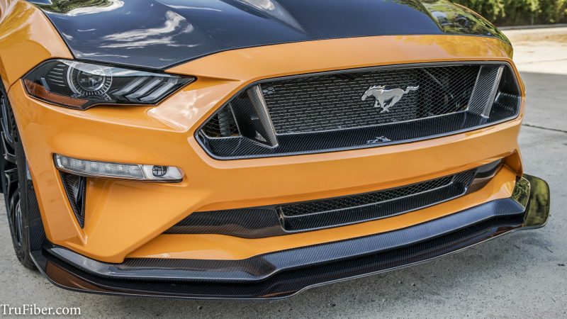 2018-2023 S550 Mustang Carbon Fiber LG352 Front Bumper Lower Grille