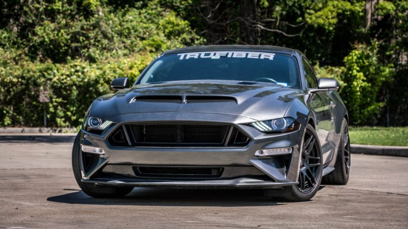 2018-2023 S550 Mustang Fiberglass A53 Ram Air Hood
