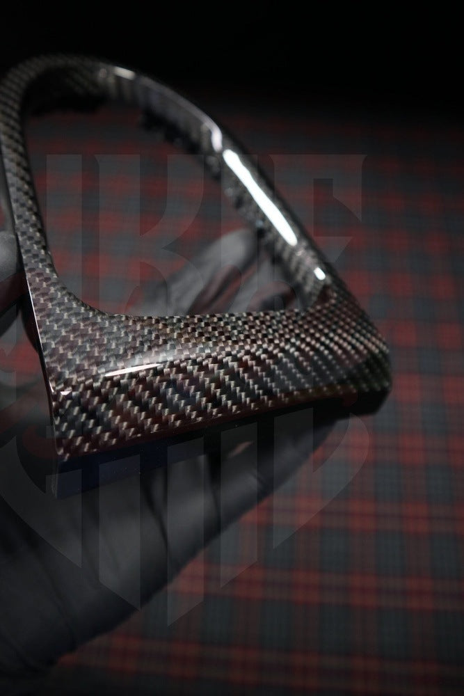 2015-2023 Mustang S550 Carbon Fiber Shifter Bezel