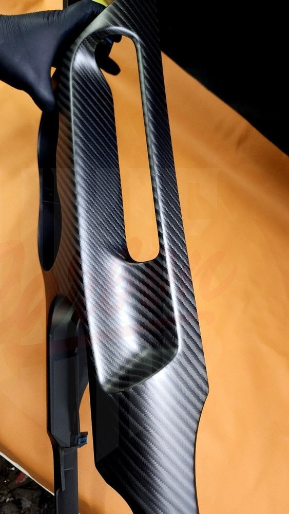 2015-2023 Mustang S550 4x4 Twill Matte Carbon Fiber Center Console