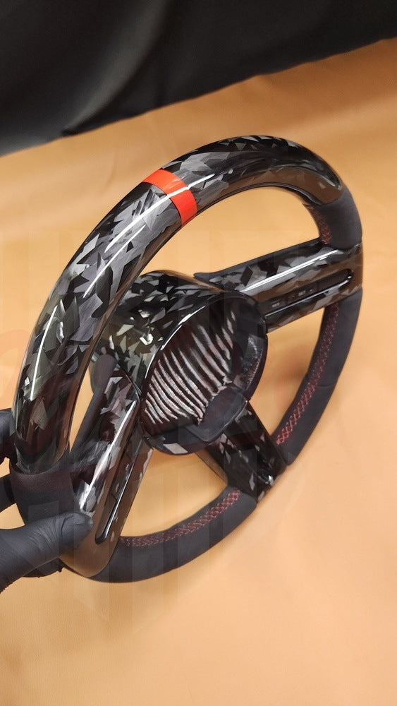2005-2009 Mustang S197 Forged Carbon Fiber Steering Wheel