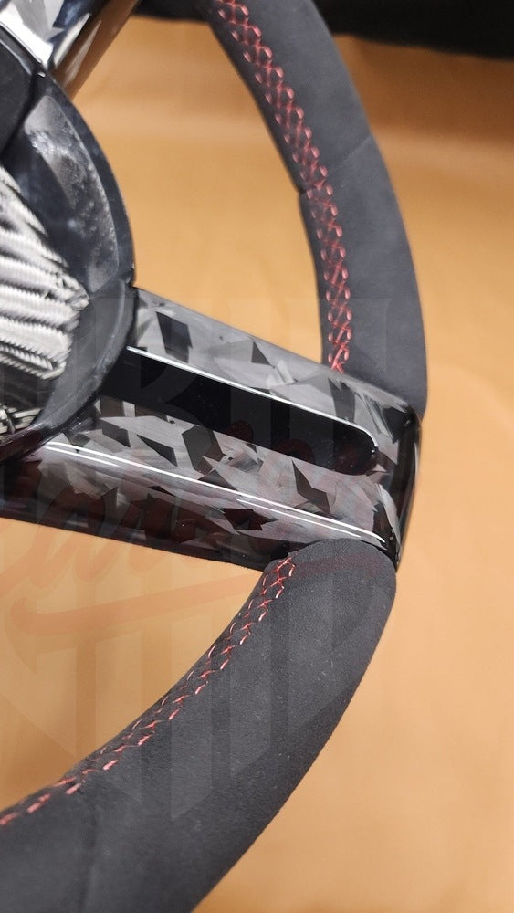 2005-2009 Mustang S197 Forged Carbon Fiber Steering Wheel