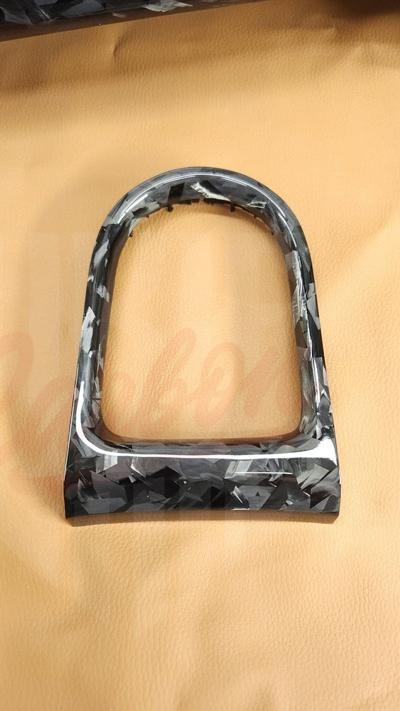2015-2023 Mustang S550 Forged Carbon Fiber Shifter Bezel