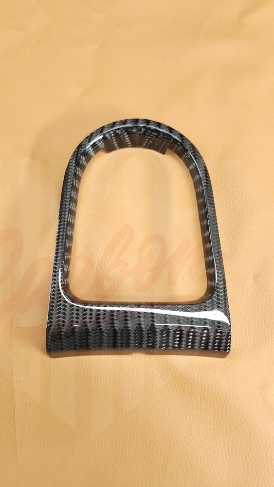 2015-2023 Mustang S550 Wide Twill Carbon Fiber Shifter Bezel