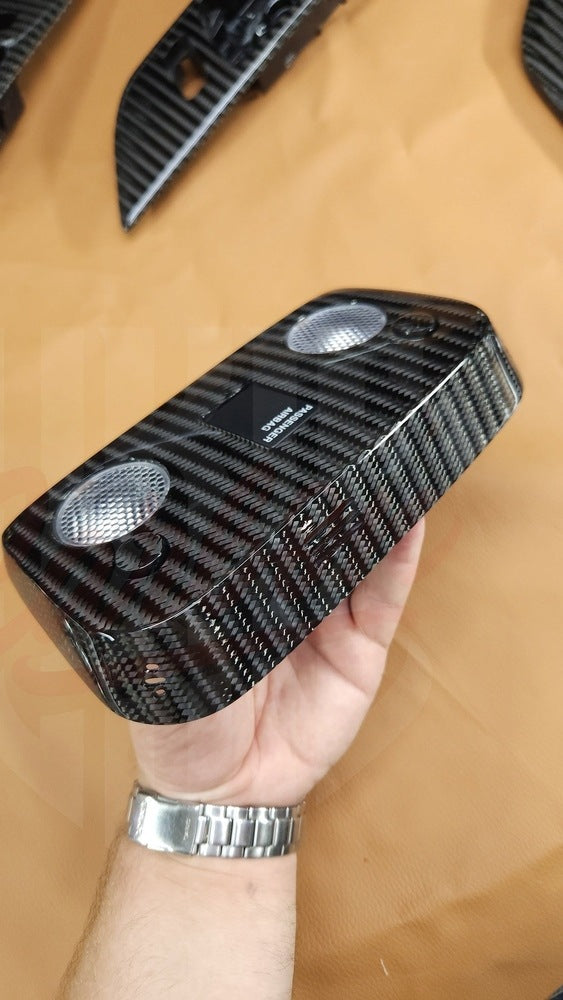 2015-2023 Mustang S550 Wide Twill Carbon Fiber Dome Lighs