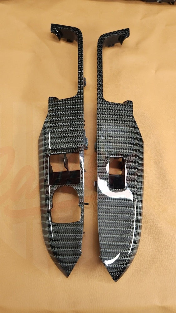 2015-2023 Mustang S550 Wide Twill Carbon Fiber Window Switch Panel