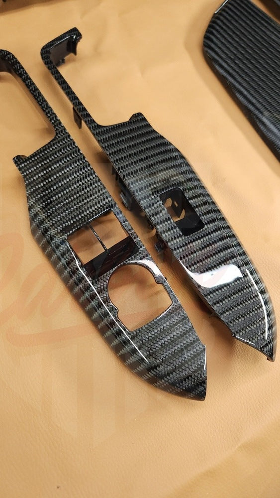 2015-2023 Mustang S550 Wide Twill Carbon Fiber Window Switch Panel