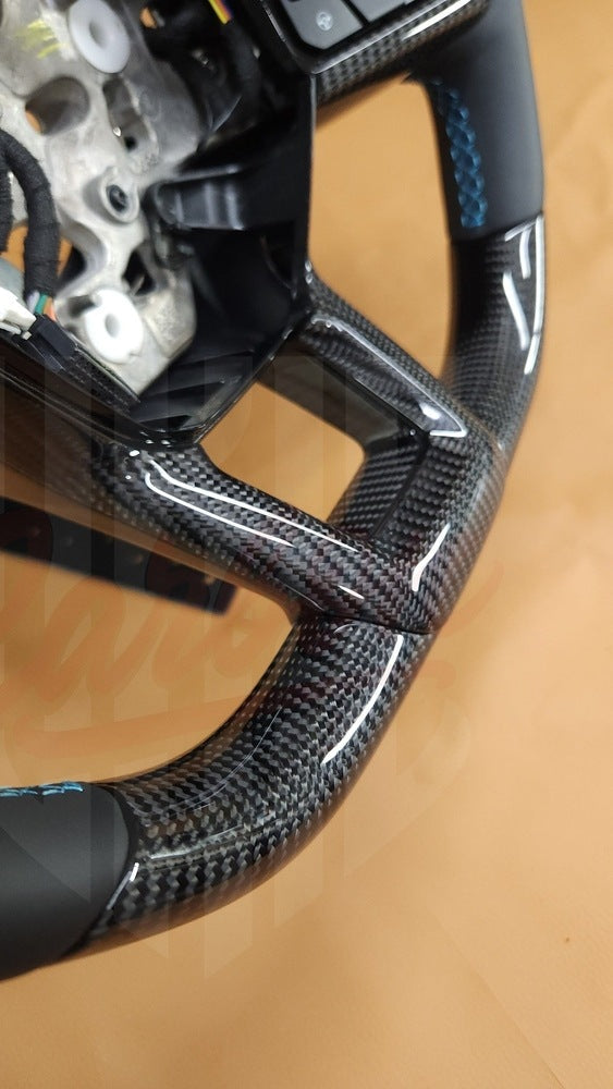2024+ Mustang S650 Carbon Fiber Steering Wheel